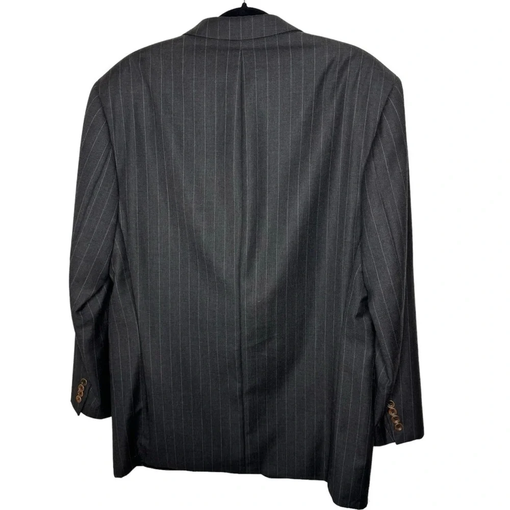 Hugo Boss Appolon Akropolis Wool Striped Grey Sports Jacket Blazer‎ 42L